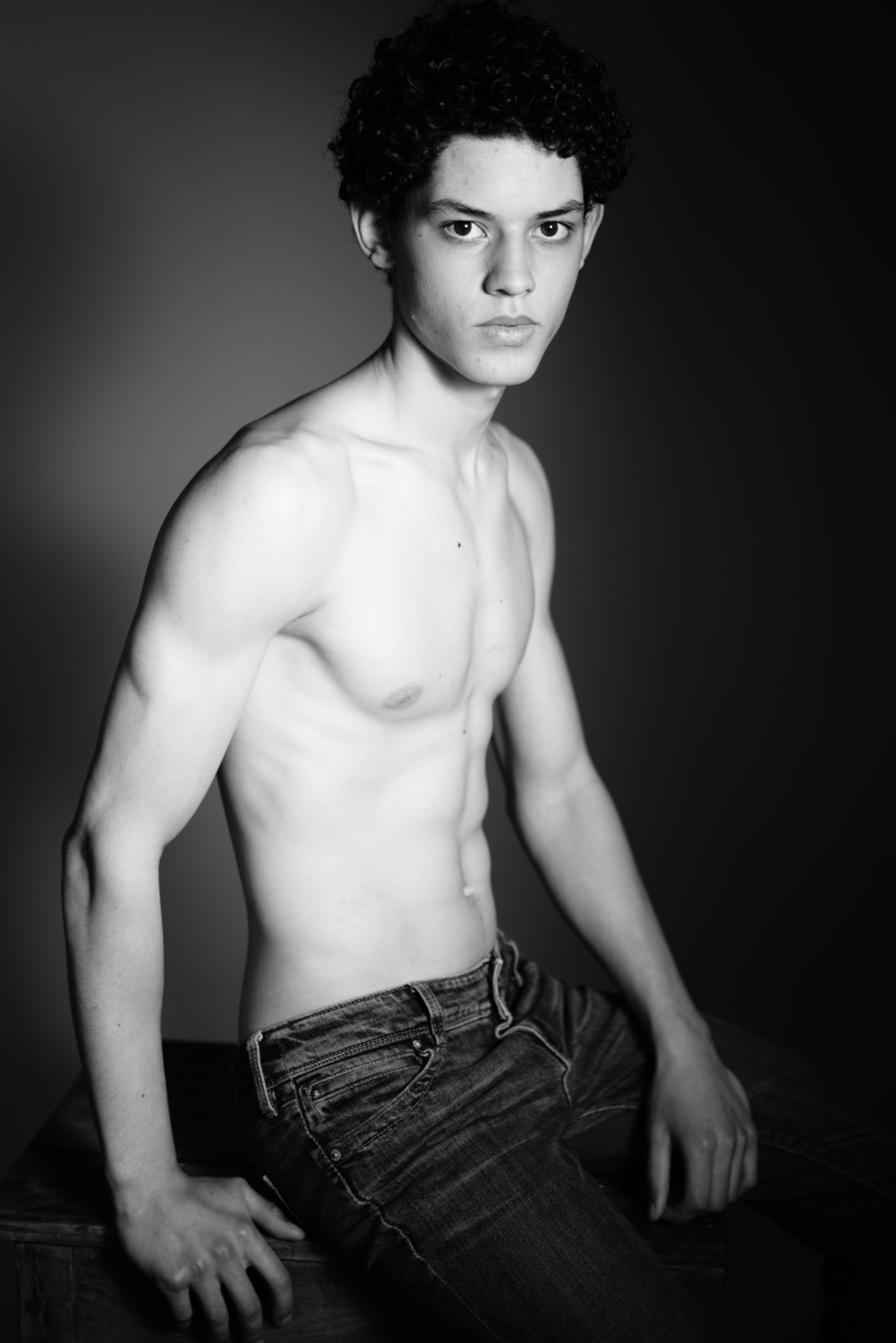 Agency black and white shirtless Themis Athanassopoulos