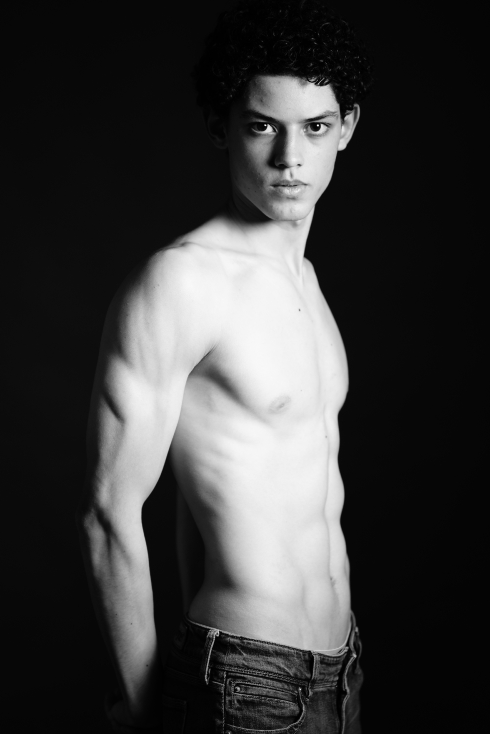 Agency black and white shirtless Themis Athanassopoulos