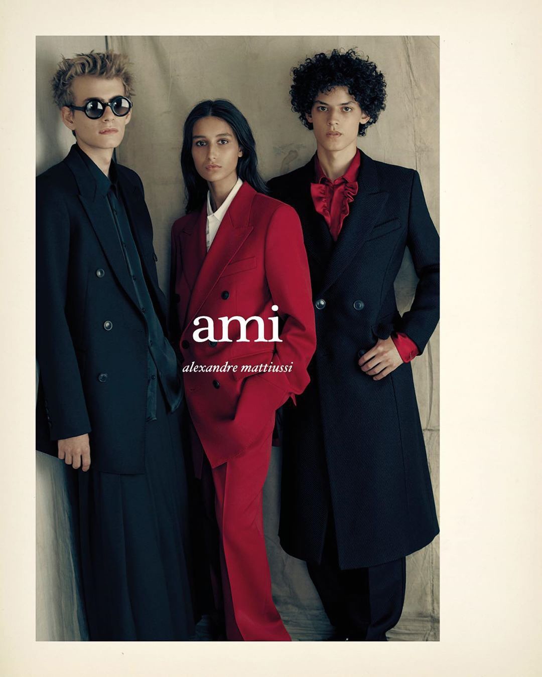 Amiparis campaign winter 2020 / red Themis Athanassopoulos